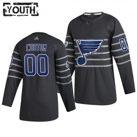 St. Louis Blues Dresy Custom Šedá Adidas 2020 NHL All-Star Authentic - Dětské St. Louis Blues Dresy Custom Šedá Adidas 2020 NHL All-Star Authentic - Dětské